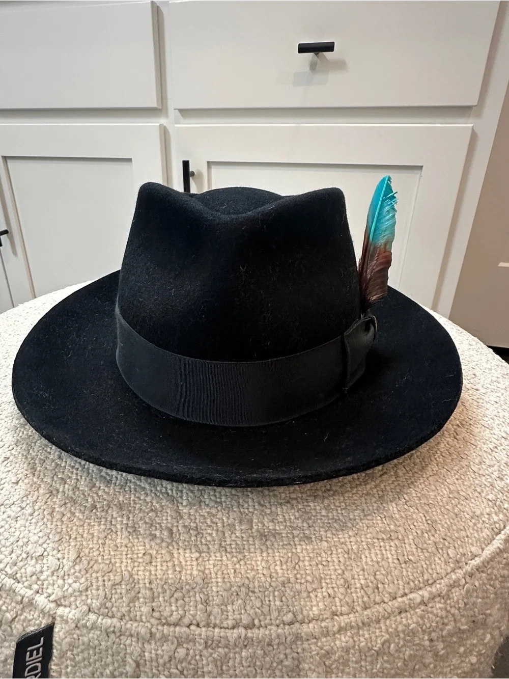 Goorin Bros Black Felt Fedora Hat